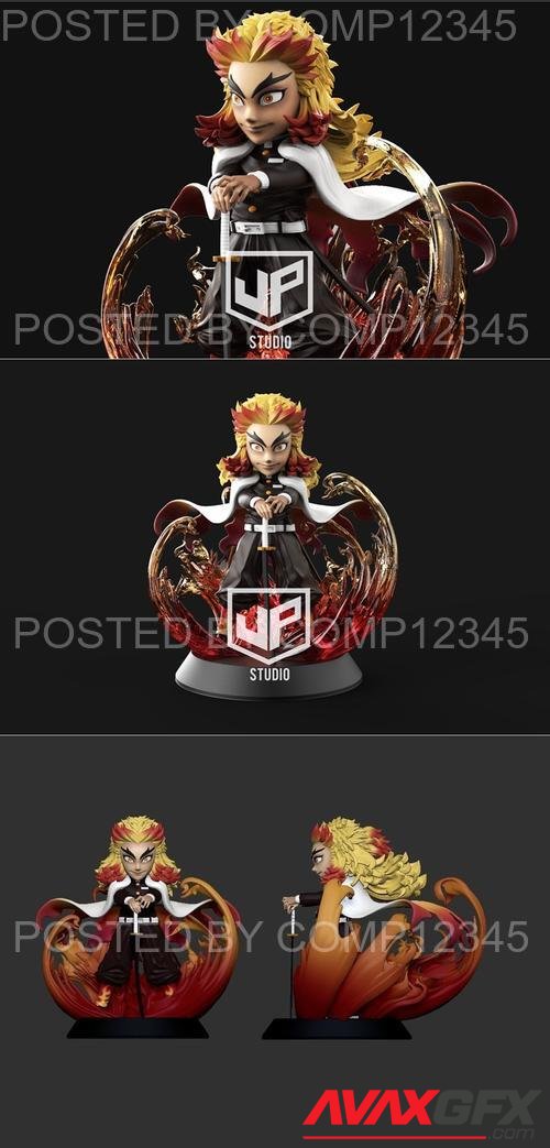 Kyojuro Rengoku WCF from Demon Slayer 3D Print