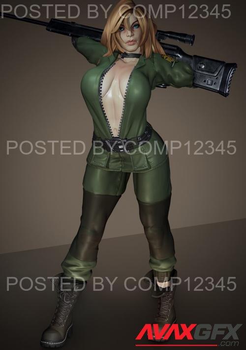 Sniper Wolf 3D Print