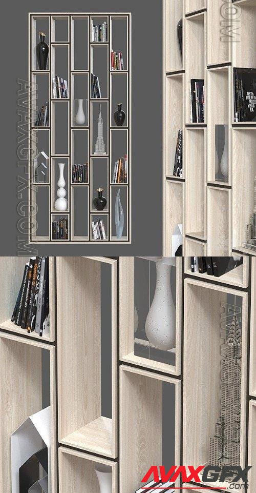 Shelving 019 - 3d model