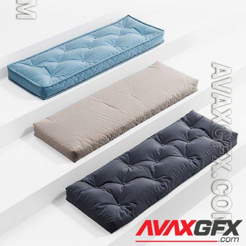 Seat Pillows Set 1 - 3d model