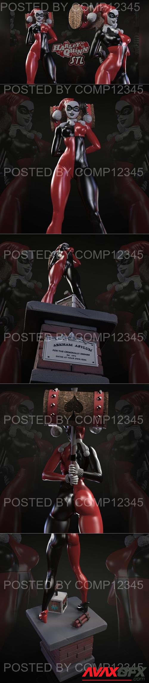 Harley Quinn Classic 3D Print