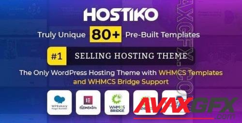 ThemeForest - Hostiko v80.0.0 - WordPress WHMCS Hosting Theme - 20786821 - NULLED