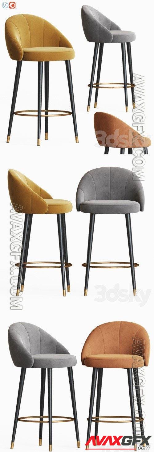 Deephouse Ferrara Barstool - 3d model