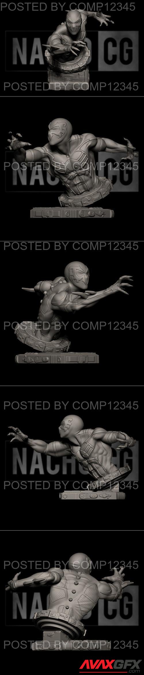 Spiderman 2099 Bust 3D Print