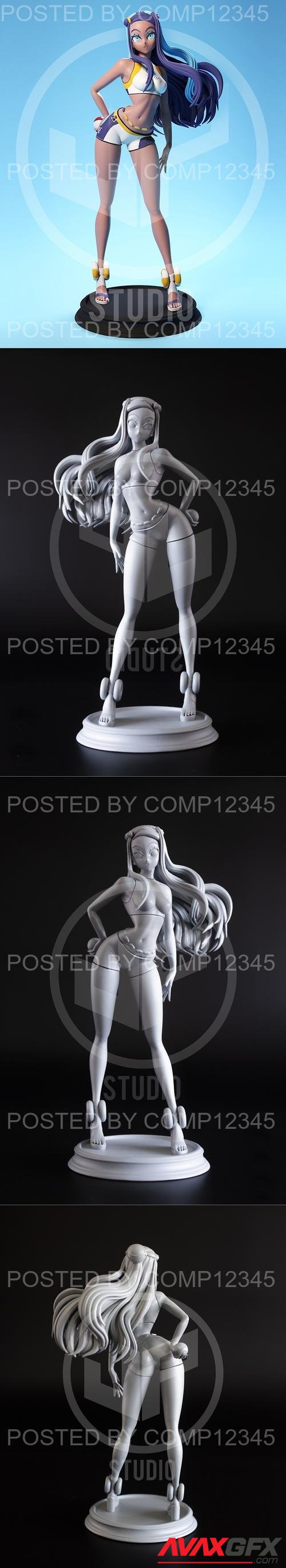 Nessa Pokemon fan art 3D Print