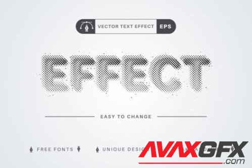 Halftone - Editable Text Effect - 16080679