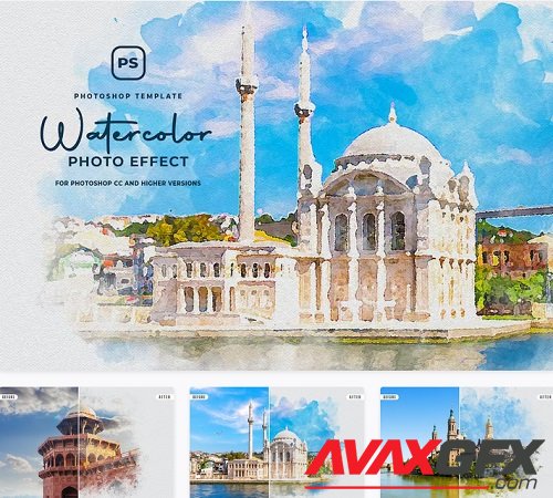Watercolor Photo Effect - LBK3UUG
