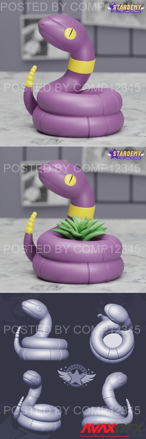 Ekans Planter 3D Print