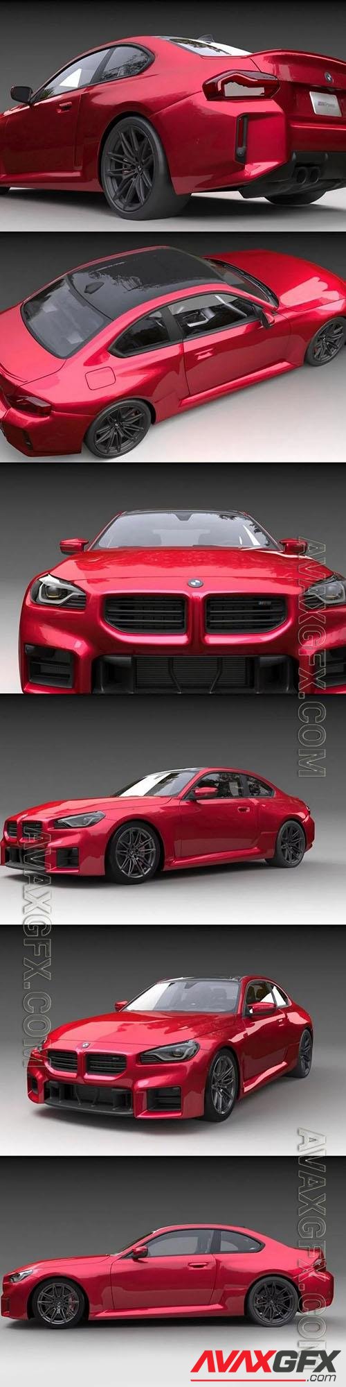 BMW M2 Coupe G87 2023 - 3d model