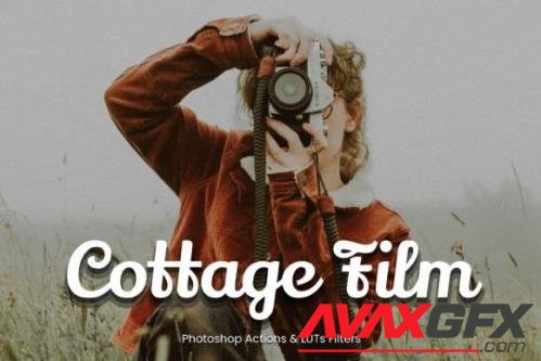 12 Cottage Film Photoshop Actions - 16089326