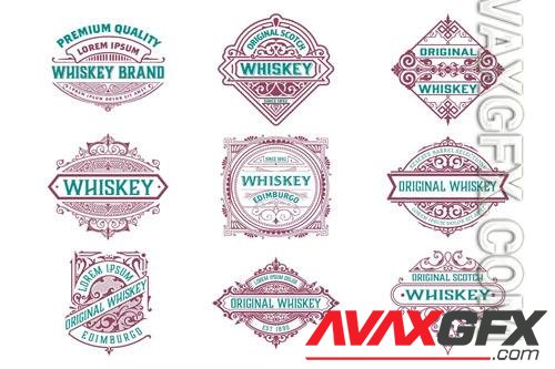 Pack of 9 logos and badges vol 7