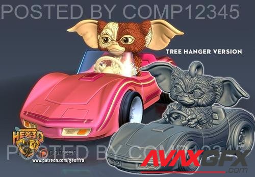 Hex3D - Gizmo Barbie Car 3D Print