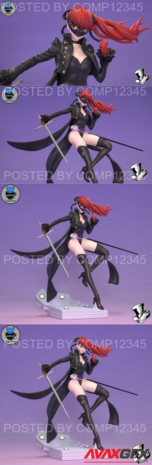 Kasumi-Violet (P5R) - Neko Figurines 3D Print