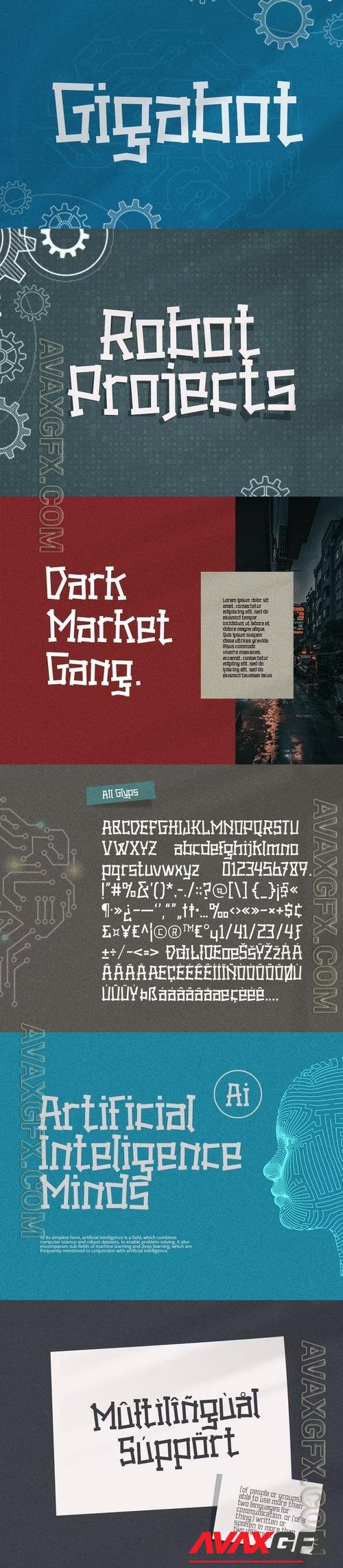 Gigabot Font