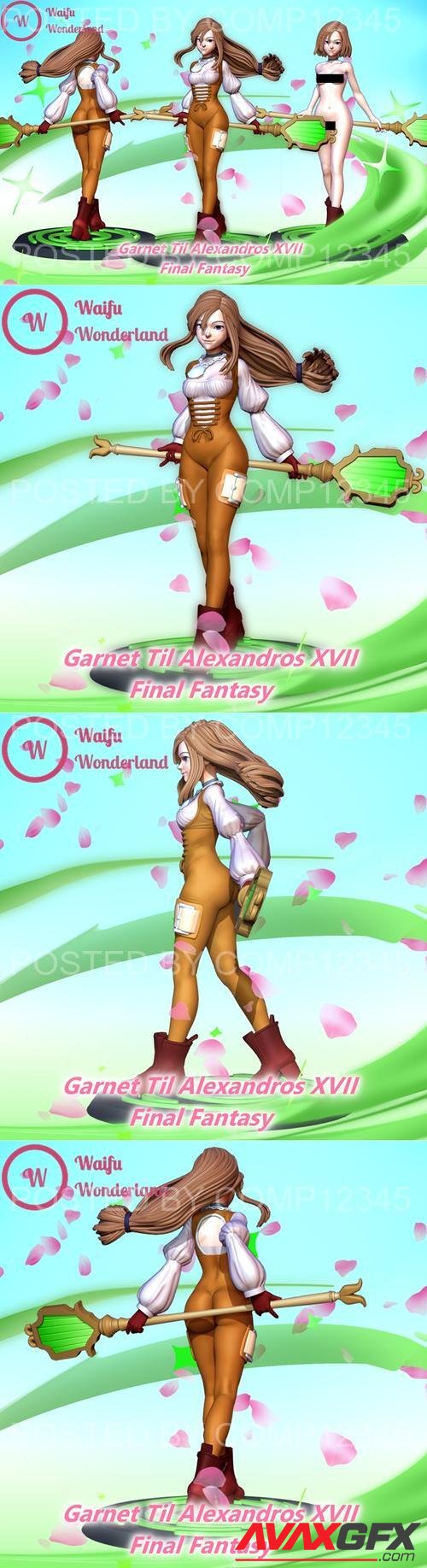 Garnet (Final Fantasy) - Waifu Wonderland 3D Print