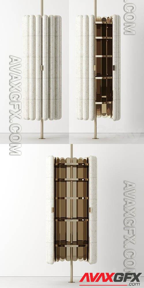 Raku Yaki Cabinet Bar by Emmanuelle Simon - 3d model