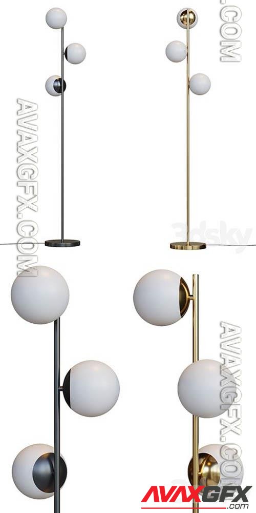 Lilly floor lamp - 3d model