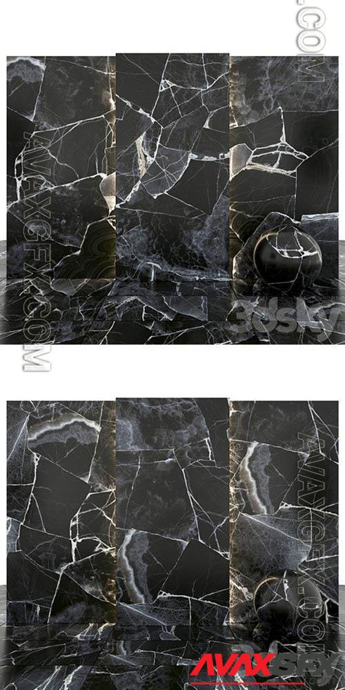 Black Marble 04 - 3d model