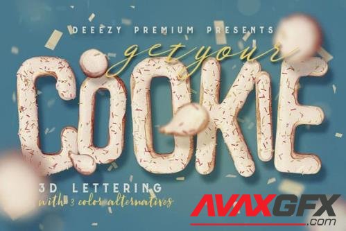 Get Your Cookie - 3D Lettering - 2120383