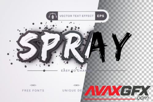 Spray - Editable Text Effect - 16483235