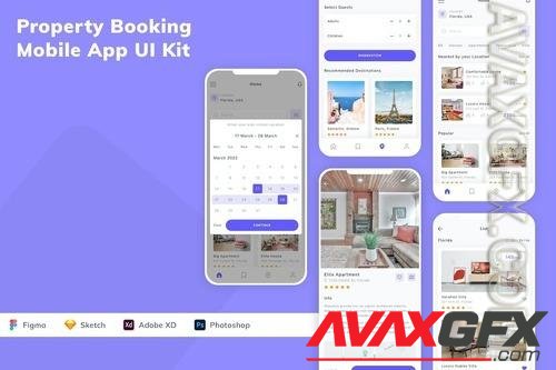 Property Booking Mobile App UI Kit WSXWJNZ