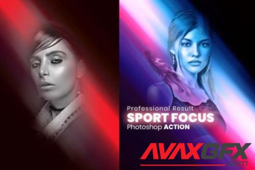 Sport Focus Photoshop Action - 8457773