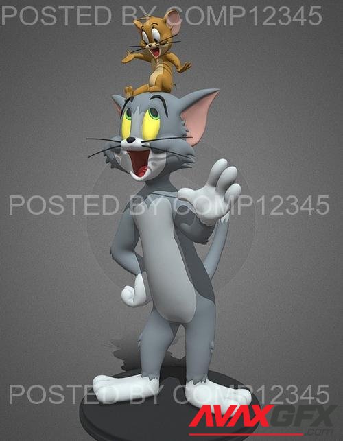 Tom and Jerry 3D Print