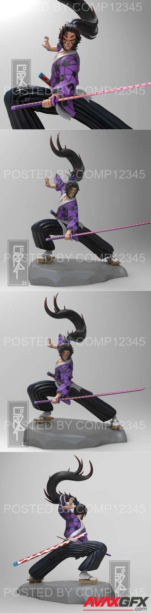 Kokushibou - Demon Slayer 3D Print