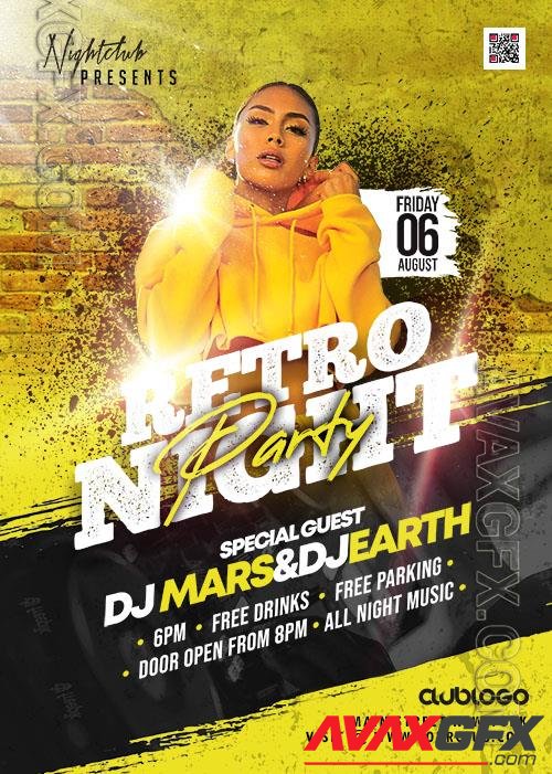 Night Club Party Flyer Design PSD