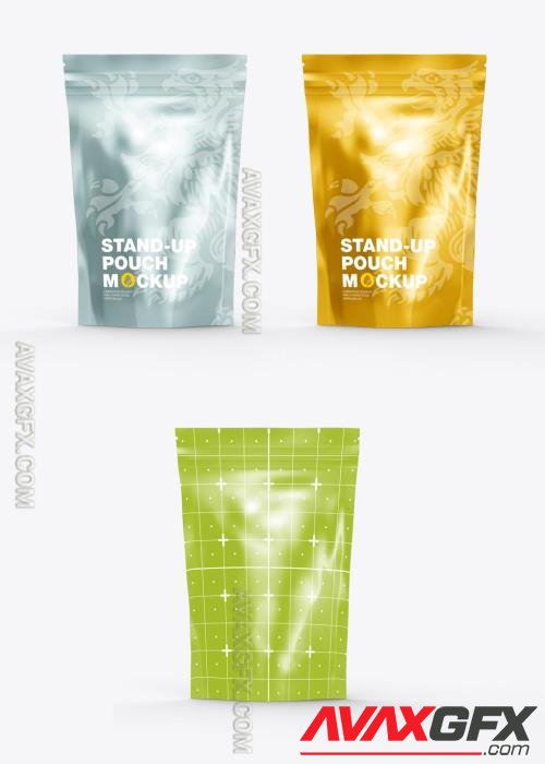Glossy Stand-Up Pouch Mockup 464128711 [Adobestock]