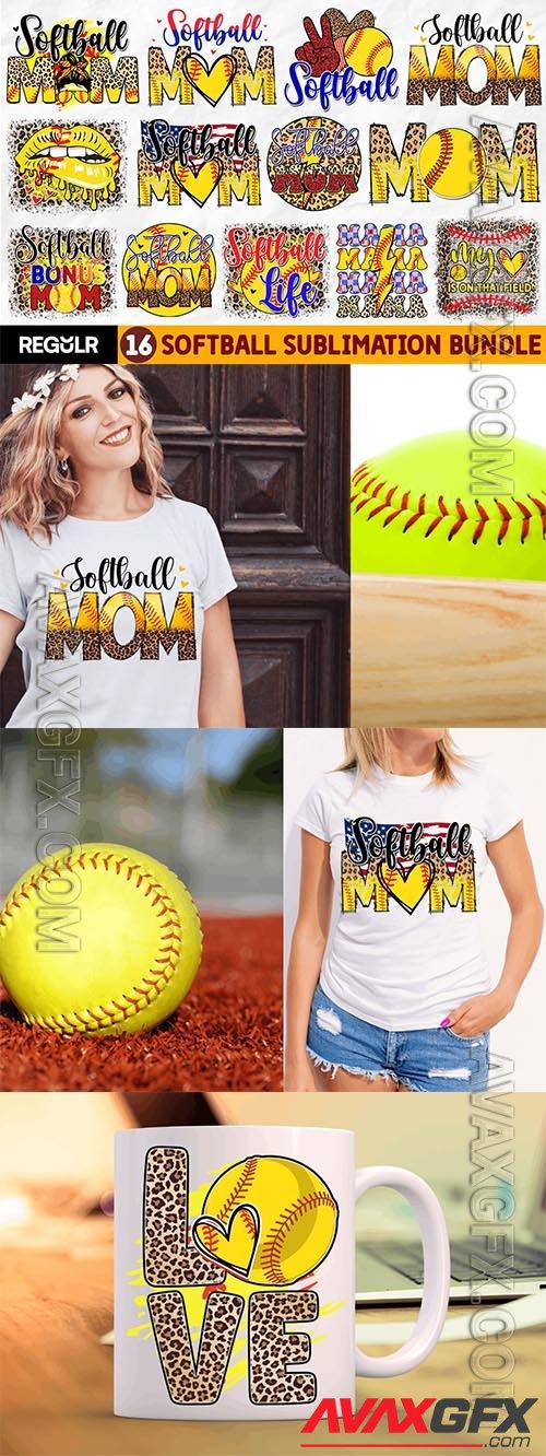 Softball bundle design elements