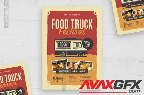 Food Truck Festival Flyer Template