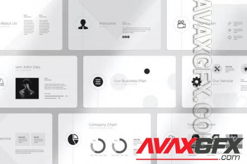 Black & White Powerpoint Presentation