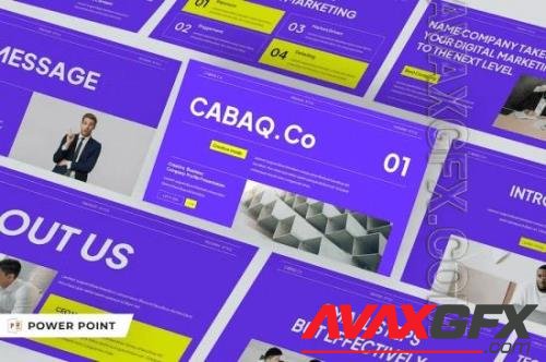 Cabaq Company Profile Powerpoint Templates