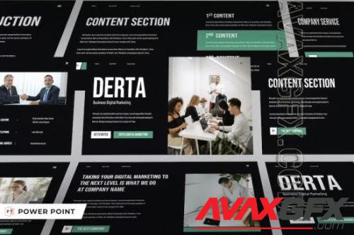 Derta Digital Marketing PPT Templates