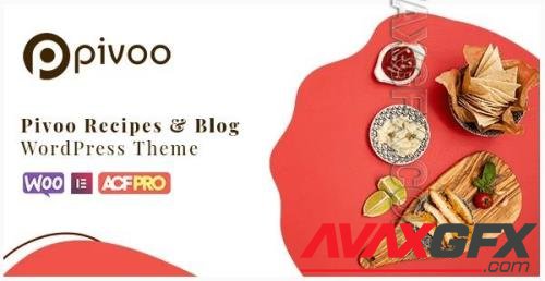 Themeforest - Pivoo v1.2 - Food & Recipe Blog WordPress Theme