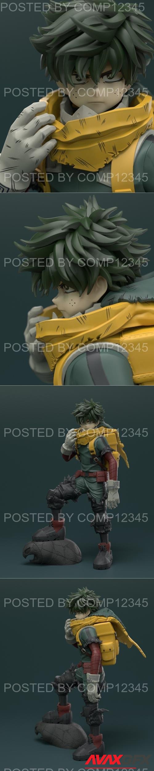 Izuku Midoriya - Deku Vigilante 3D Print