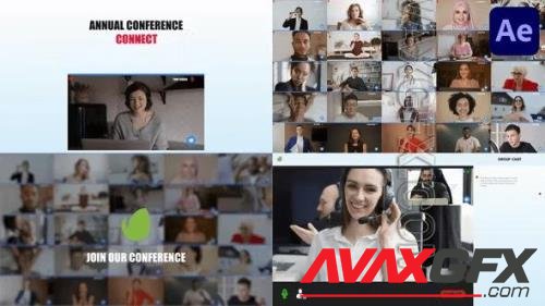 Videohive - Video Conference Multiscreen for After Effects - 45527366