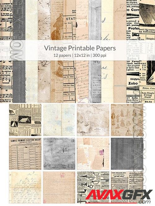 Vintage Printable Papers