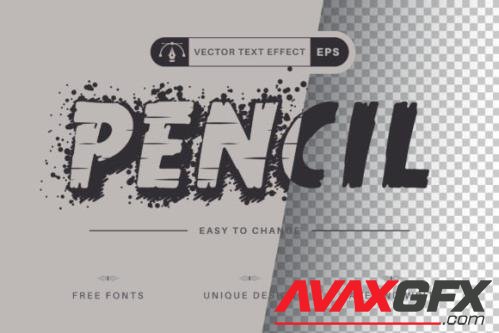 Pencil - Editable Text Effect - 16486232