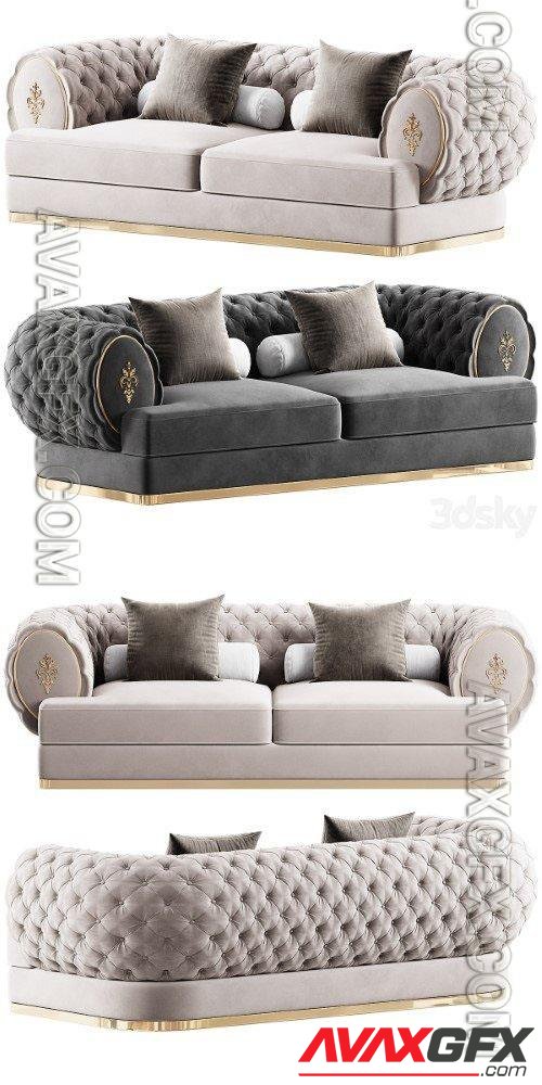 Visionnaire oberon sofa- 3d model