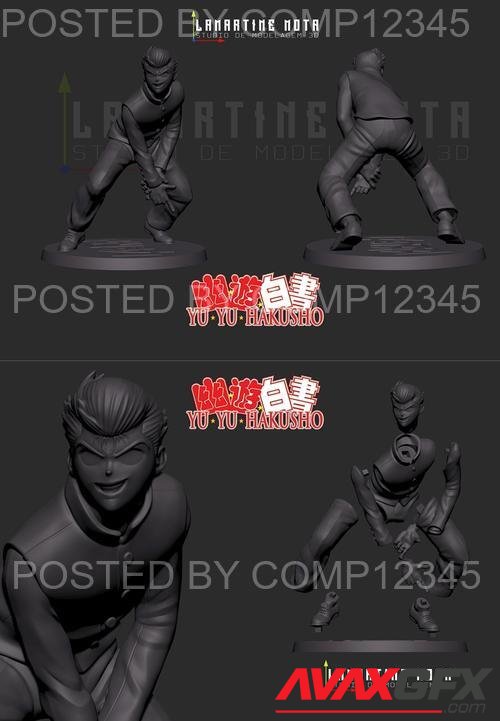 Yusuke Yu Yu Hakusho 3D Print