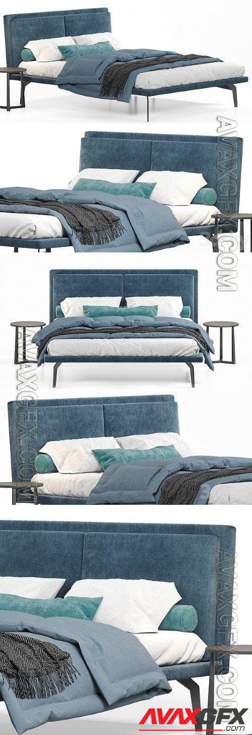 James Bed by Flexteam- 3d model