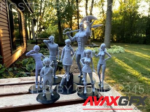 The Seven Deadly Sins Pack 3D Print