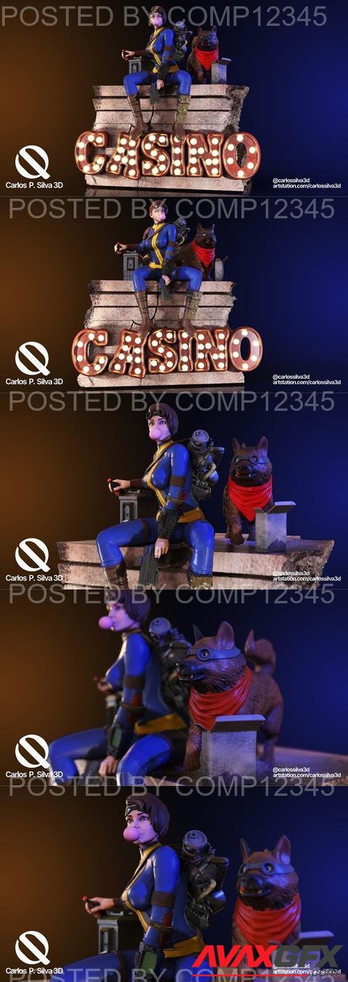 Fallout Girl 3D Print