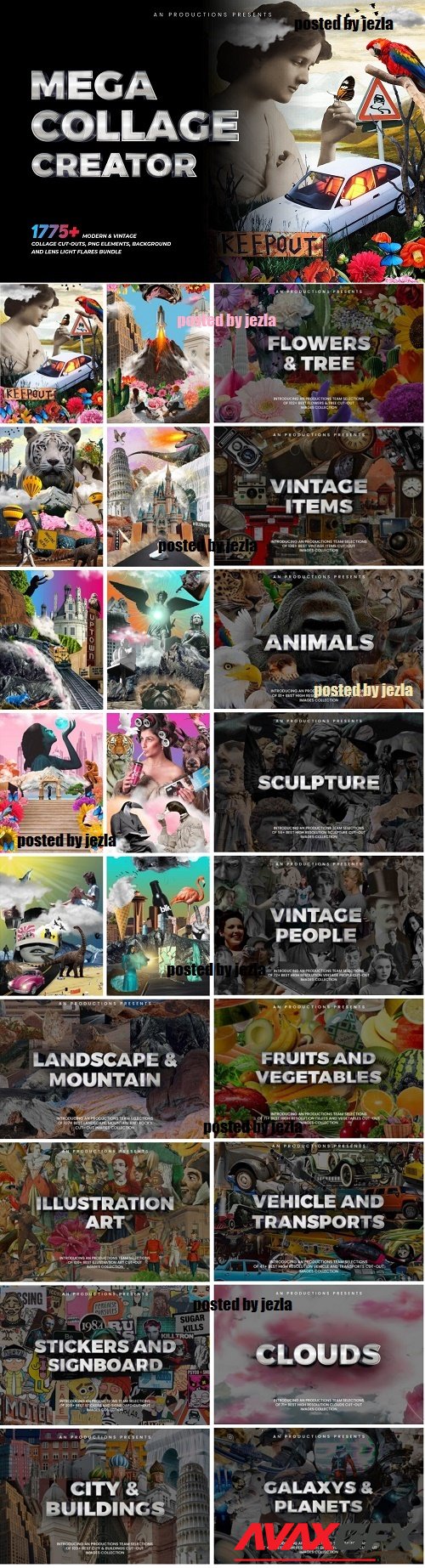 1775 Mega Collage Creator Bundle - 1781402