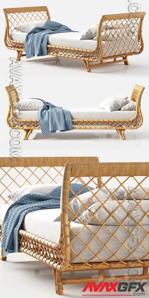 Avalon Daybed by Serena & Lily- 3d model