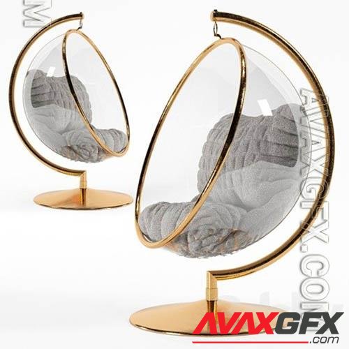 Glass Hanging Chair- 3d model