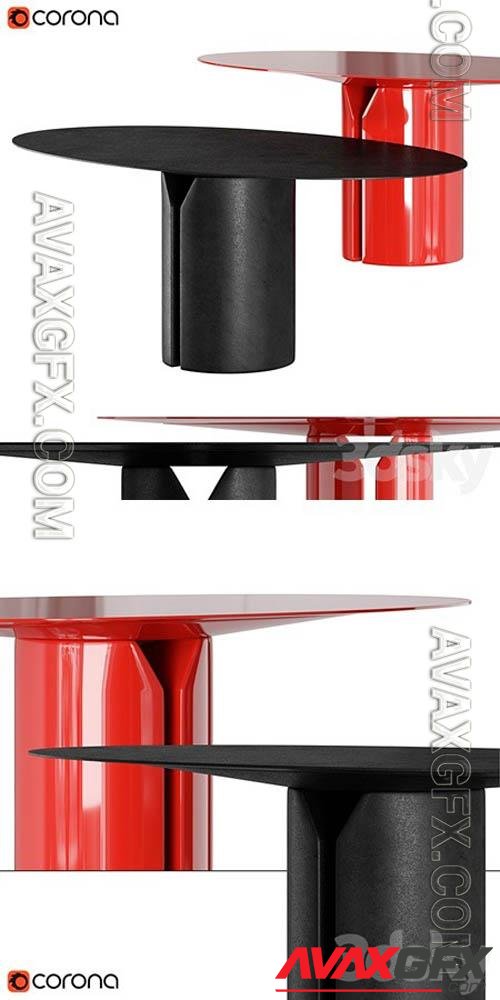 MDF Italia NVL TABLE table- 3d model