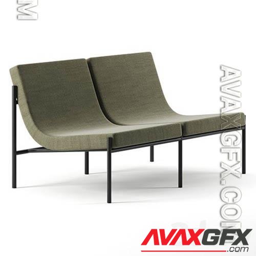 Curve sofa by Serax- 3d model